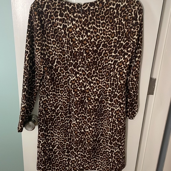 Jcrew cheetah print shift dress - Picture 2 of 4